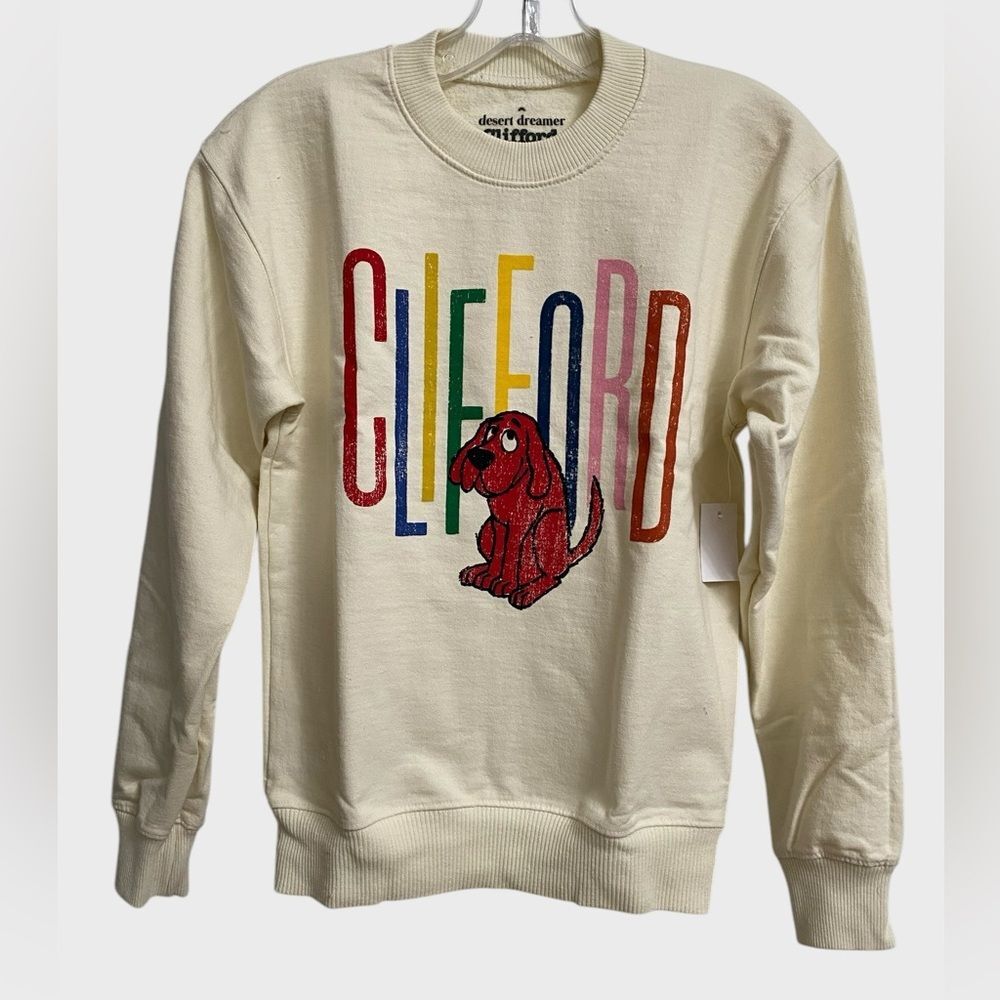 NWT Urban Outfitters Desert Dreamer Clifford The Big Red Dog Sweatshirt XS Unise